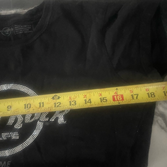 Hard Rock Cafe Black Cotton Tee Small 100 % cotton - Picture 5 of 5